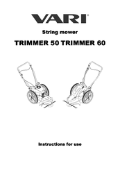 Vari Trimmer 60 Instructions For Use Manual