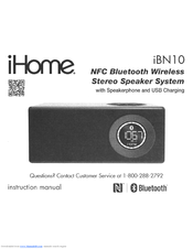 iHome iBN10 Instruction Manual