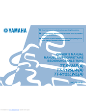Yamaha TT-R125LWEA Owner's Manual