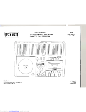 Eiki 7070C How To Use Manual