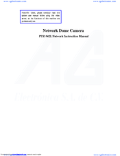 AG Electronica PTZ-942L Instruction Manual