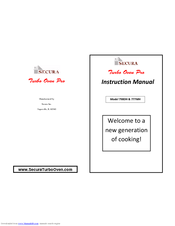 Secura Turbo Oven Pro 798DH Instruction Manual