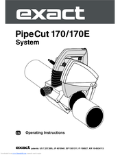 Exact PipeCut 170E Operating Instructions Manual