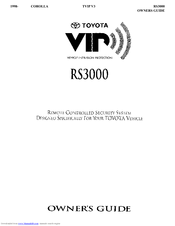 Toyota TVIP V3 Owner's Manual