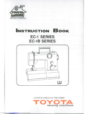 ORIGINAL/COPY MANUAL/INSTRUCTION BOOK TOYOTA SEWING MACHINE/OVERLOCKER.SEE LIST 