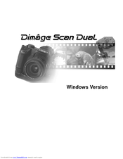 Minolta Dimage scan dual User Manual