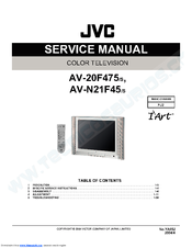 JVC AV-20F475S Service Manual