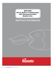 Baumatic BO910SS User Manual