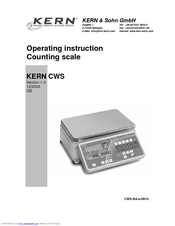 Kern CWS Operating	 Instruction