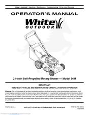 White Outdoor 56M Operator's Manual