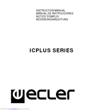 ecler ICPLUS SERIES Instruction Manual