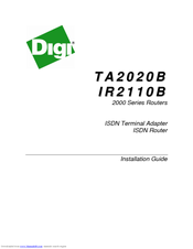 Digi TA2020B Installation Manual