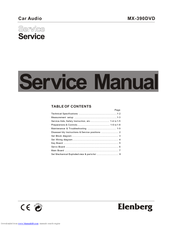 Elenberg MX-390DVD Service Manual