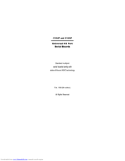 Moxa Technologies C104P User Manual