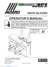 Alamo Great White 8650-A Operator's Manual