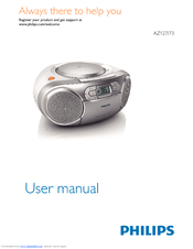 Philips AZ127/73 User Manual