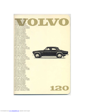 Volvo 120 Operating Instructions Manual