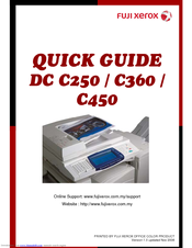 Fuji Xerox DC C450 Quick Manual