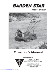 ARDISAM GARDEN STAR 5020D Operator's Manual