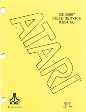 Atari CX Field Service Manual