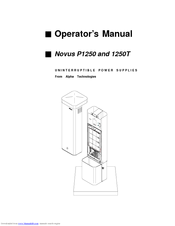 Alpha Technologies Novus P1250 Operator's Manual