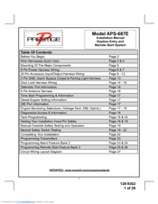 Prestige APS-687E Installation Manual