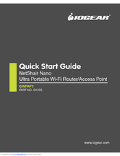 IOGear NetShair Nano GWPAP1 Quick Start Manual