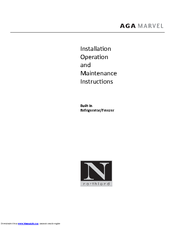 AGA marvel 54SS Installation & Operation Manual
