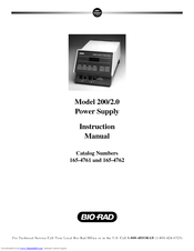 Bio-Rad 200/2.0 Instruction Manual