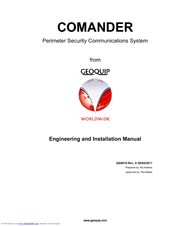 Geoquip Commander Engineering And Installation Manual