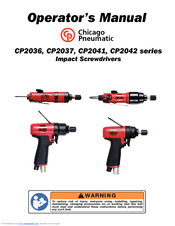 Chicago Pneumatic CP2036 series Operator's Manual