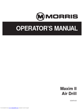 Morris Maxim II Operator's Manual