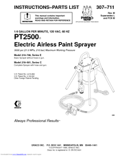 Graco 218-501 Instructions-Parts List Manual