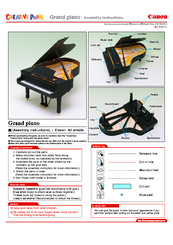 Canon Grand Piano Assembly Instructions Manual