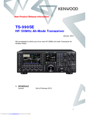 Kenwood TS-990SE Information