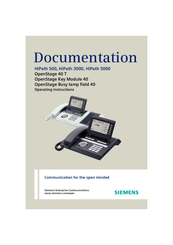 Siemens HiPath OpenOffice ME Operating Instructions Manual