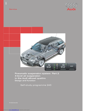Audi 243 Service Manual