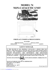 BuckMaster 74 Installation & Operation Manual