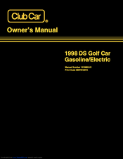 1998 - Club Car, DS Golf Car - Gasoline & Electric (1019683-01)