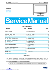 Norcent LT2025W Service Manual
