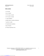 ABM International Innova 1026 Series User Manual