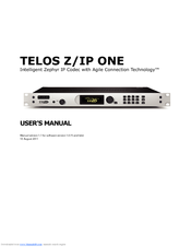 Telos Z/IP ONE User Manual