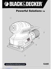 Black & Decker Powerful Solutions KA400 TYPE 1 User Manual