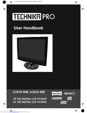Technica pro LCD22-408 User Handbook Manual