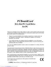 Altec ISA-Slot Manual