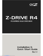 OCZ Z-Drive R4 Installation & Quick Start Manual