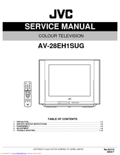 JVC AV-28EH1SUG Service Manual