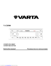 Varta V-CD500 Instruction Manual