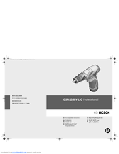 Bosch GSR 10,8 V-LIQ Professional Original Operating Instructions