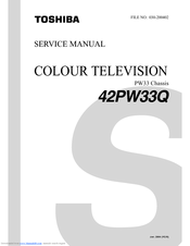 Toshiba 42PW33Q Service Manual